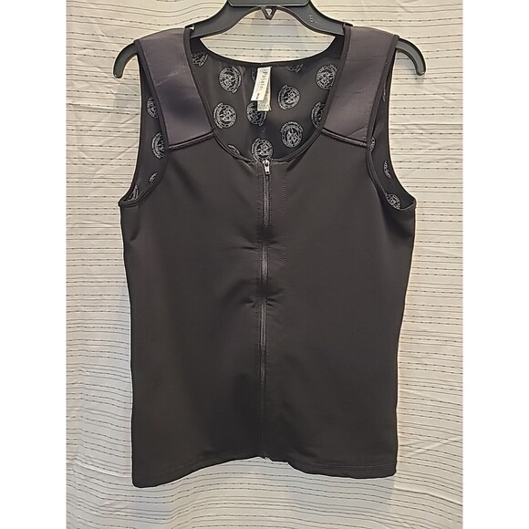 FAJATE Men's Slimming Body Shaper Vest SNAP/ZIP UP Tummy Control Tank Large - Picture 2 of 9